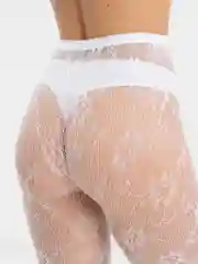 Прозрачный колготки капроновые в сетку