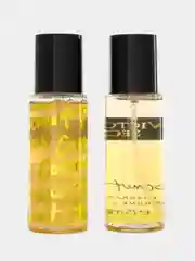 Золотой спрей для тела, парфюмированный, подарочный набор Victoria Secret I love shimmer, 2 штуки