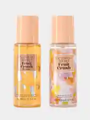 Светло-жёлтый спрей для тела, парфюмированный, подарочный набор Victoria Secret I love shimmer, 2 штуки