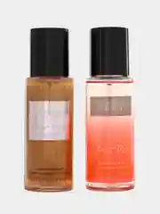 Пудровый спрей для тела, парфюмированный, подарочный набор Victoria Secret I love shimmer, 2 штуки
