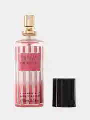 Тёмно-розовый спрей для тела, парфюмированный, подарочный набор Victoria Secret I love shimmer, 2 штуки