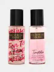 Коралловый спрей для тела, парфюмированный, подарочный набор Victoria Secret I love shimmer, 2 штуки