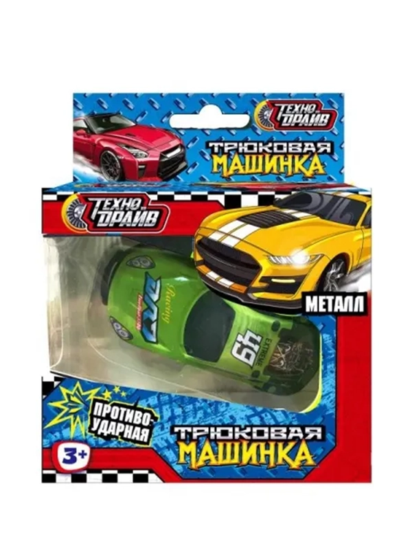Машинка трюковая Технодрайв, металлическая