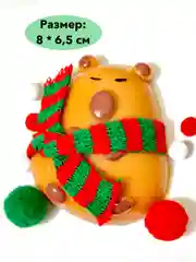 Горчичный игрушки антистресс сквиш лапка Кошачья/таба лапа большая, котик/капибара/куроми/орео/хомяк
