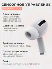 Беспроводные наушники Pods Pro2, с шумоподавлением, Bluetooth, сенсорные, с микрофоном