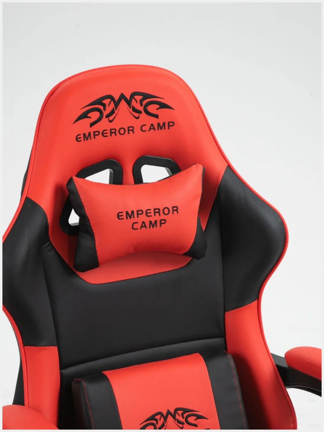 Красный игровое компьютерное кресло Emperor Camp с функцией вибромассажа