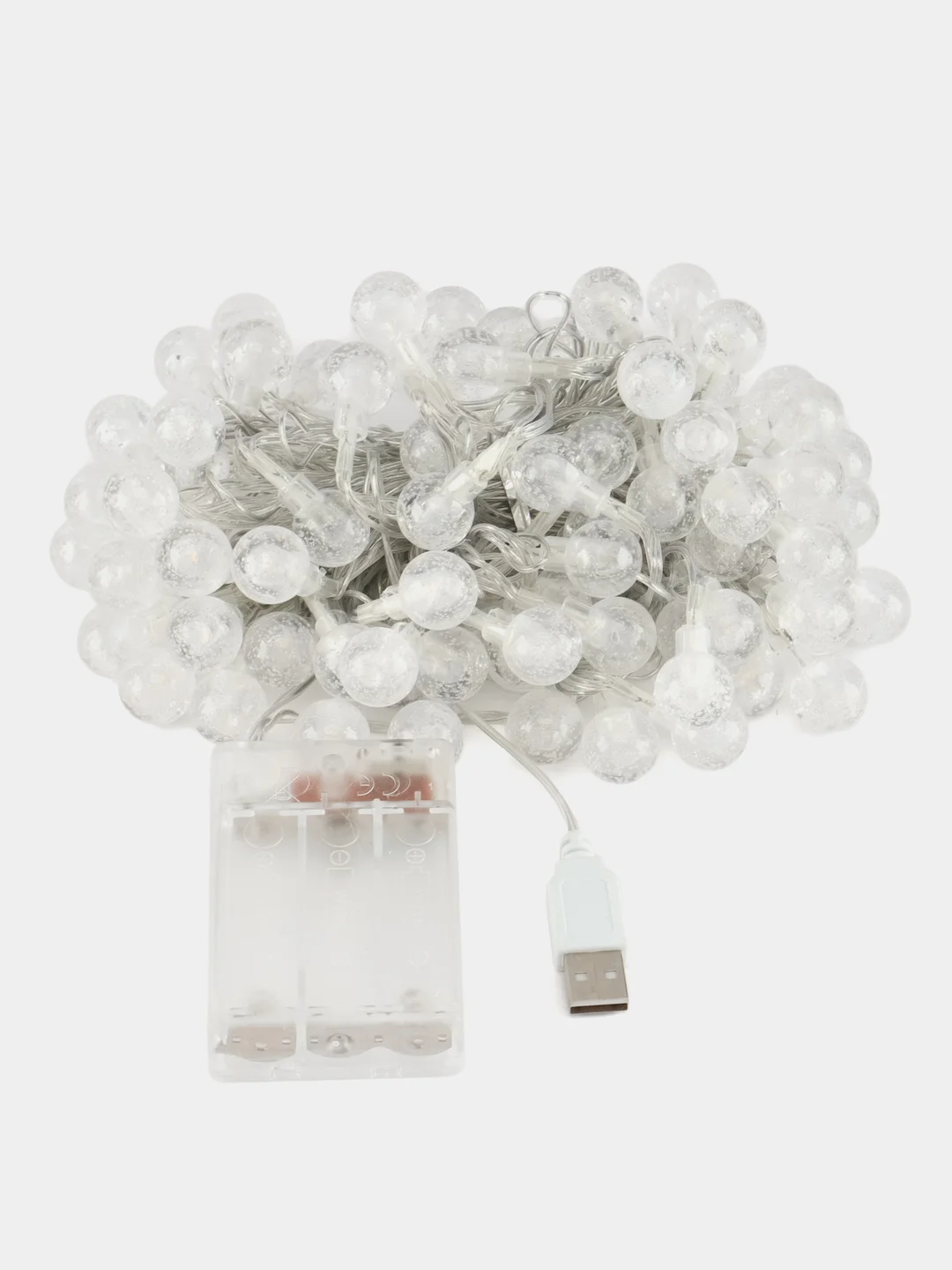 Гирлянда светодиодная usb/ батарейки 2 в 1