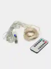 Гирлянда Занавес с пультом, мультиколор, 300 LED, 3*3 м