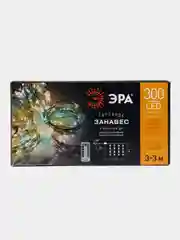 Гирлянда Занавес с пультом, мультиколор, 300 LED, 3*3 м