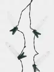 Гирлянда нить Свечи, теплый белый, 3,8 м, 220 V