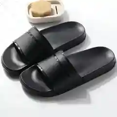 Черный шлепанцы мужские