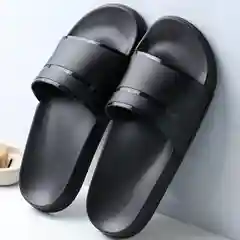 Черный шлепанцы мужские