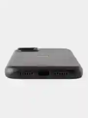 Черный кожаный чехол Leather Case для iPhone 11 с функцией MagSafe