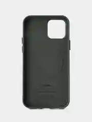 Зеленый кожаный чехол Leather Case для iPhone  12/12 Pro с функцией MagSafe