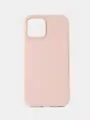 Розовый кожаный чехол Leather Case для iPhone  12/12 Pro с функцией MagSafe