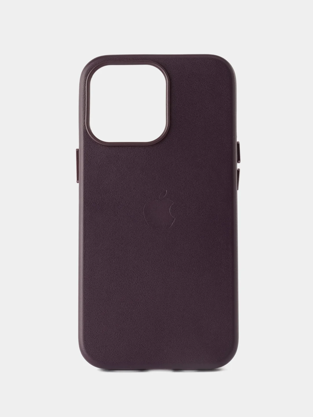 Тёмно-бордовый кожаный чехол Leather Case для iPhone 13 Pro с функцией MagSafe