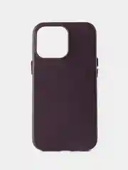 Тёмно-бордовый кожаный чехол Leather Case для iPhone 13 Pro с функцией MagSafe