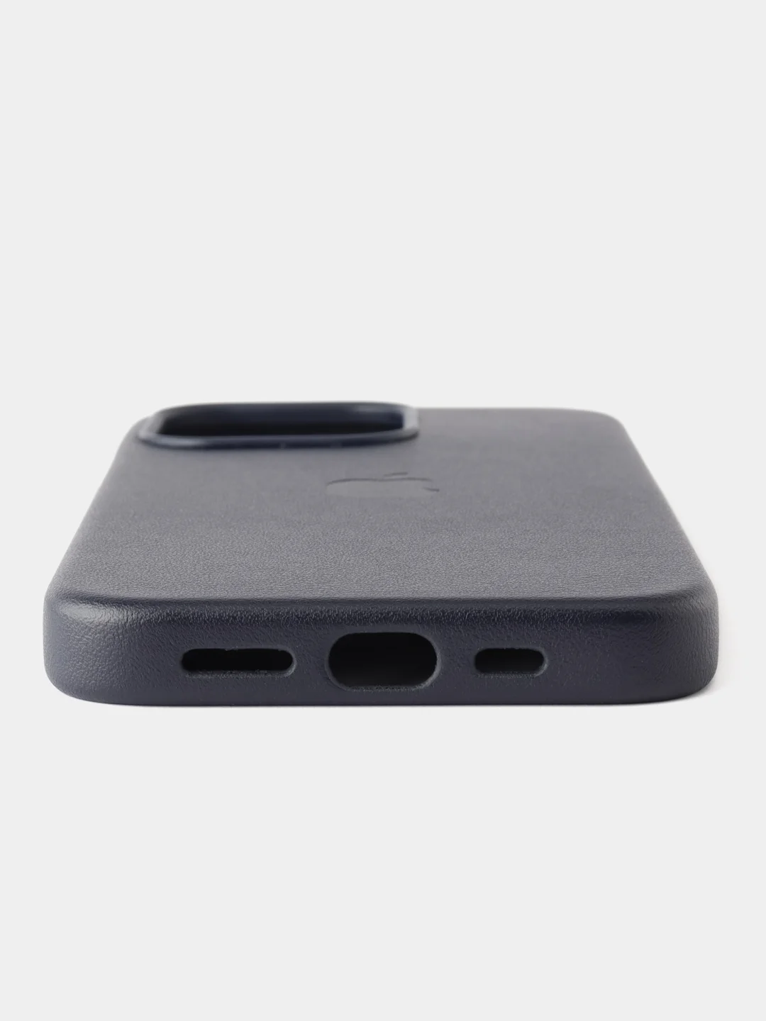 Темно-синий кожаный чехол Leather Case для iPhone 13 Pro с функцией MagSafe