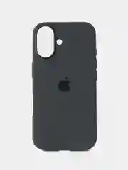 Черный iphone 16 silicon case/силиконовый чехол MagSafe для iPhone 16