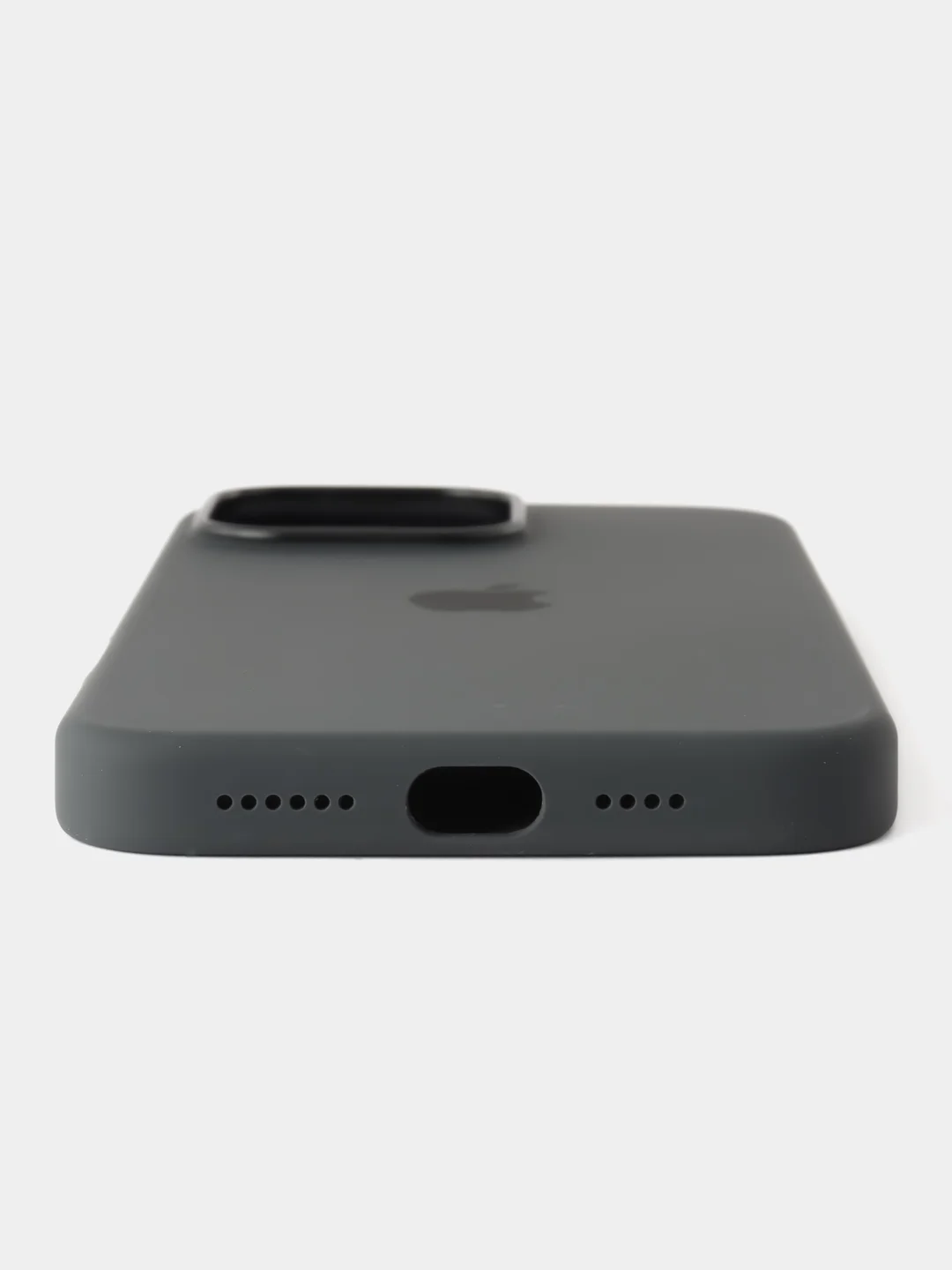 Черный iphone 16  Pro Max silicon case/силиконовый чехол MagSafe для iPhone 16 Pro Max