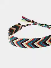 Индиго браслет фенечка плетеная из мулине. Ручная работа