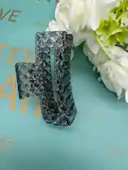 Угольный заколка-краб для волос пластмассовый, зажим-Бант прозрачный, прямоугольный