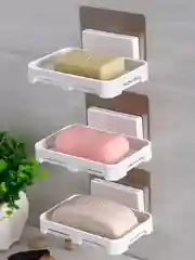 Белый настенная мыльница самоклеящаяся