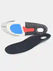 Черный стельки для обуви, с амортизирующей пяткой, ортопедические