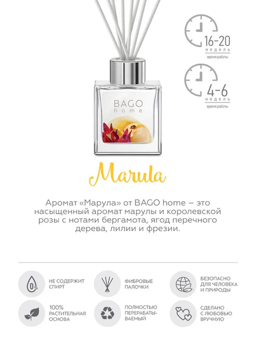 Ароматический мини-диффузор Марула 50 мл