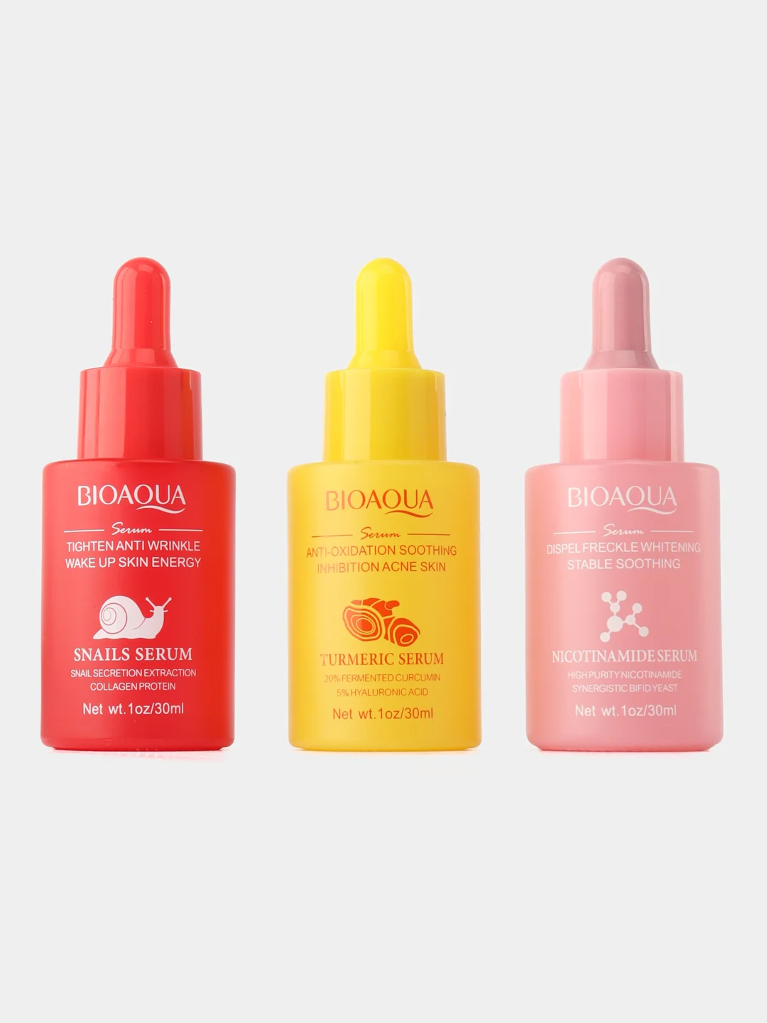 Сыворотка для лица набор из 3 шт Bioaqua