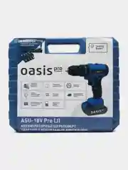 Голубой аккумуляторный шуруповерт "Oasis" ASU-18V Pro
