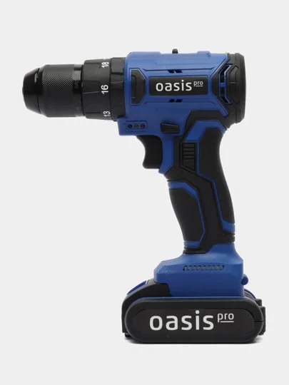 Голубой аккумуляторный шуруповерт "Oasis" ASU-18V Pro