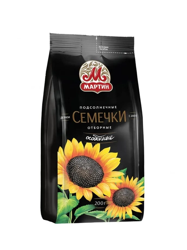 Семечки ОСОБЕННЫЕ От Мартина 200 гр 1/10 шт