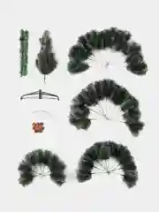 Елка новогодняя искусственная "Сосна ", с инеем, 60, 90, 120, 150, 180, 210 см