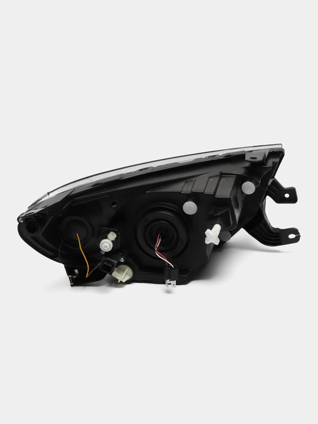 Фары Lada Granta FL Audi BI-LED линзованные. Лада Гранта ФЛ в стиле Ауди)