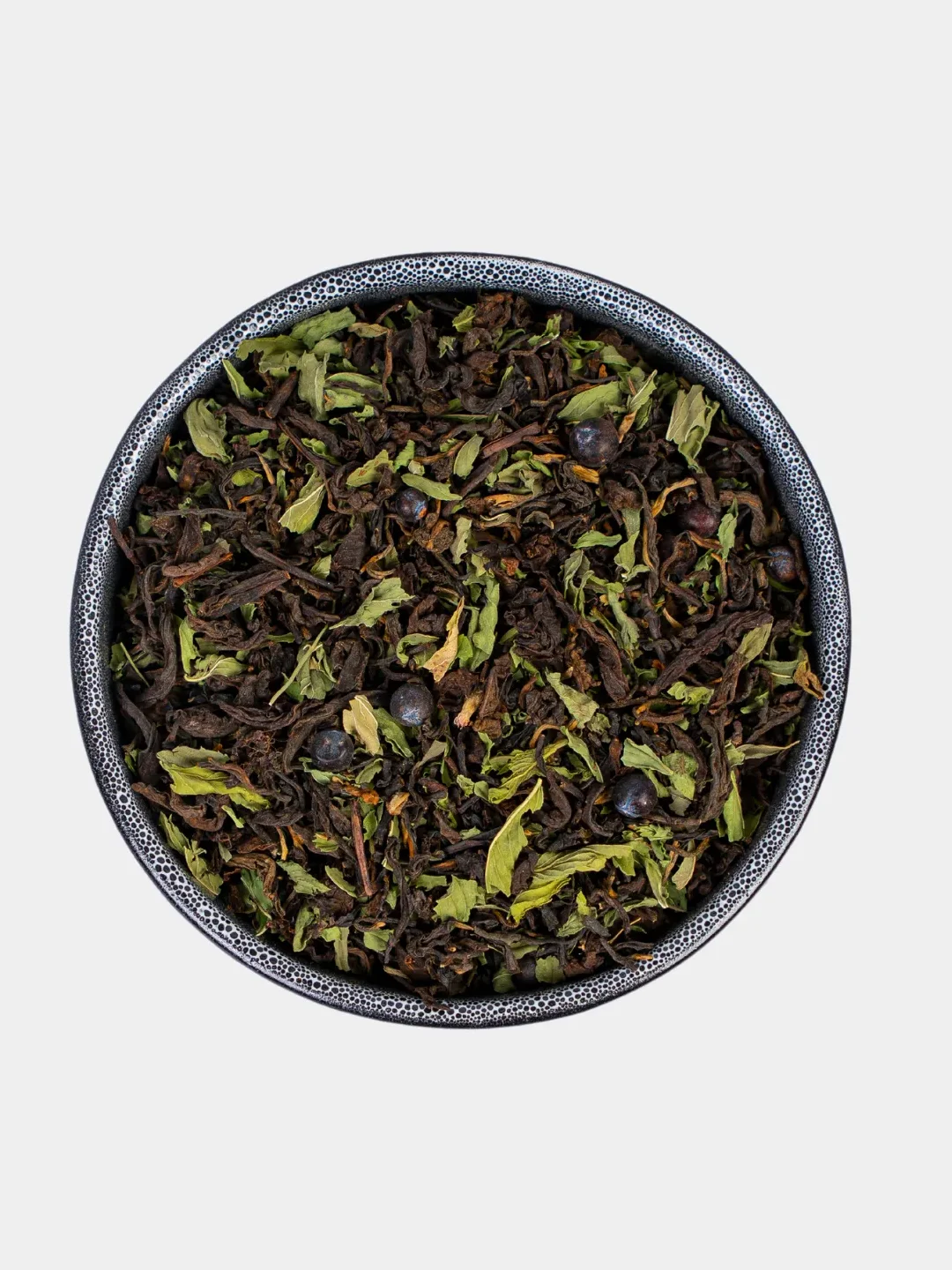 Чай черный TEAON Шу пуэр "Таежный" с можжевельником и мятой, 50г