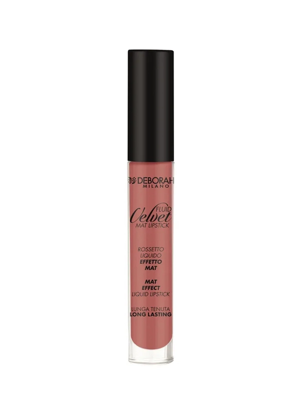 DEBORAH Помада для губ матовая жидкая FLUID VELVET MAT LIPSTICK тон 13 античный розовый