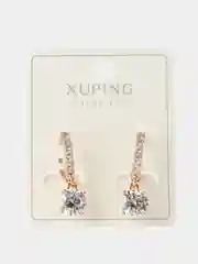 Золотой серьги Xuping гипоаллергенный медицинский сплав