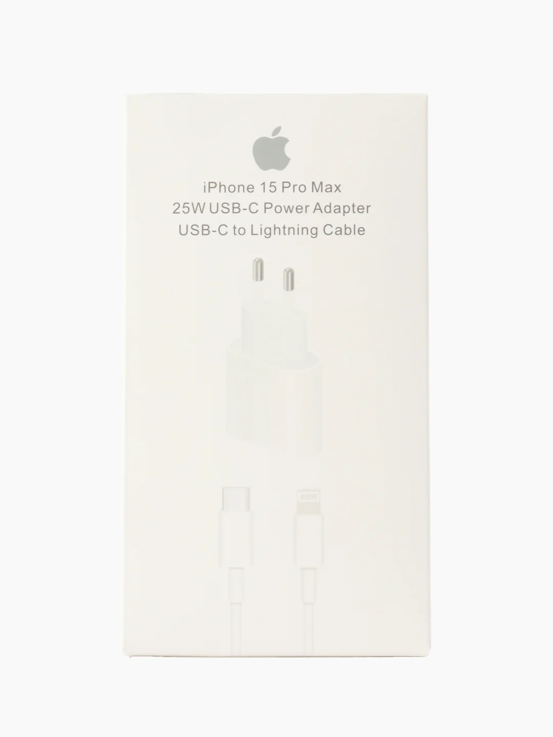 Блок питания для iPhone, 25w, с быстрой зарядкой, с кабелем Type-C - lightning, зарядка
