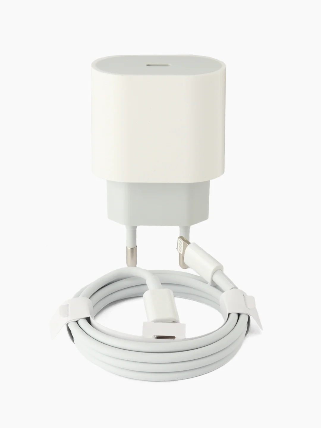 Блок питания для iPhone, 25w, с быстрой зарядкой, с кабелем Type-C - lightning, зарядка