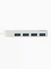 Белый разветвитель USB хаб C-HUB Perfeo 4 порта (PF-H039)