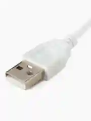 Белый разветвитель хаб Perfeo USB-HUB Perfeo 4 Port, (PF-H049)