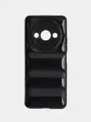 Черный чехол Xiaomi Redmi A3 / A3x /Poco C61(Сяоми Редми А3х/Поко С61) противоударный выпуклый