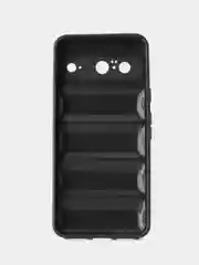 Черный чехол Google Pixel 8 (Гугл Пиксель 8) противоударный выпуклый