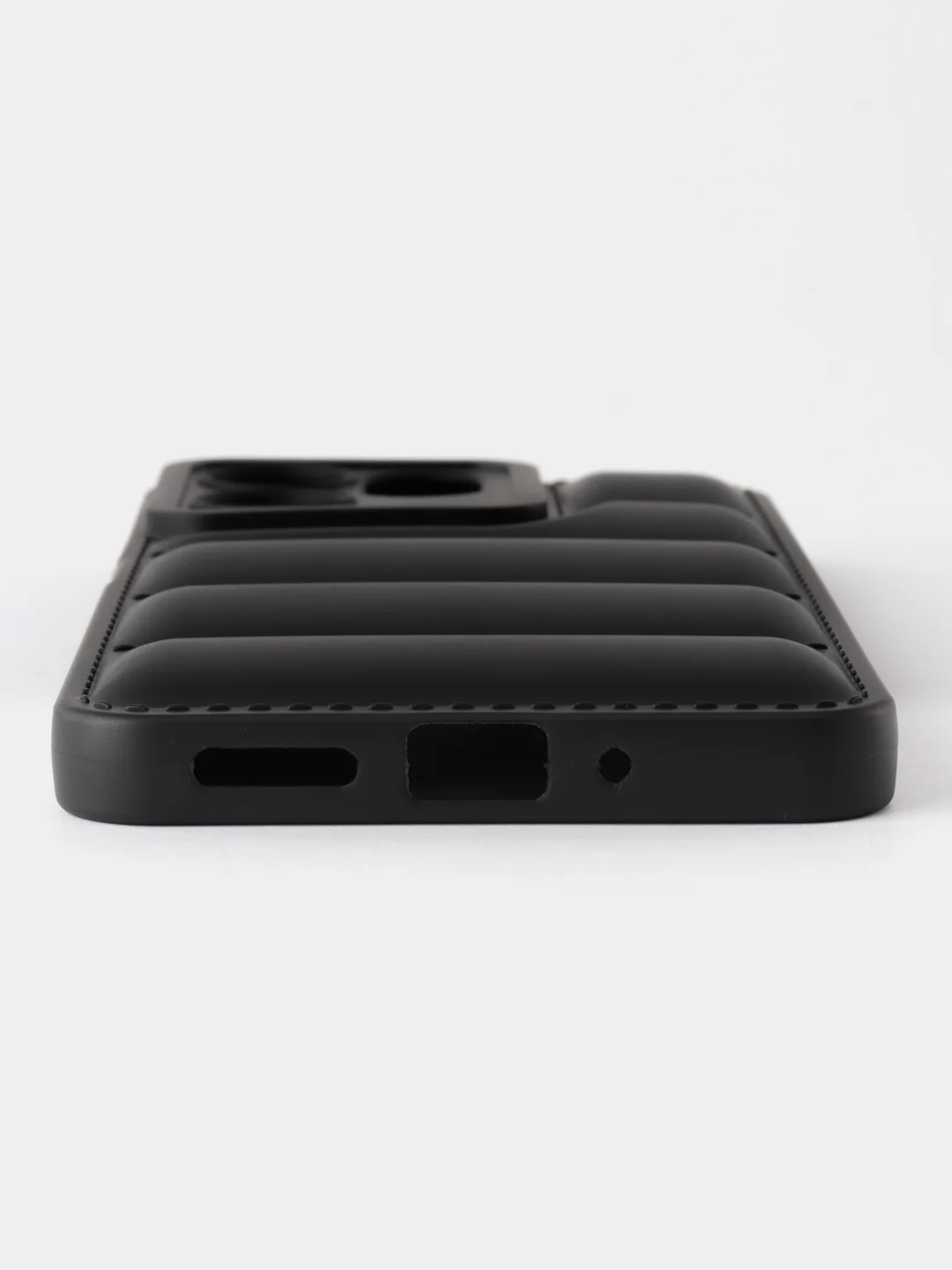 Черный чехол Xiaomi Redmi 13С / POCO C65 (Сяоми Редми 13С) противоударный выпуклый