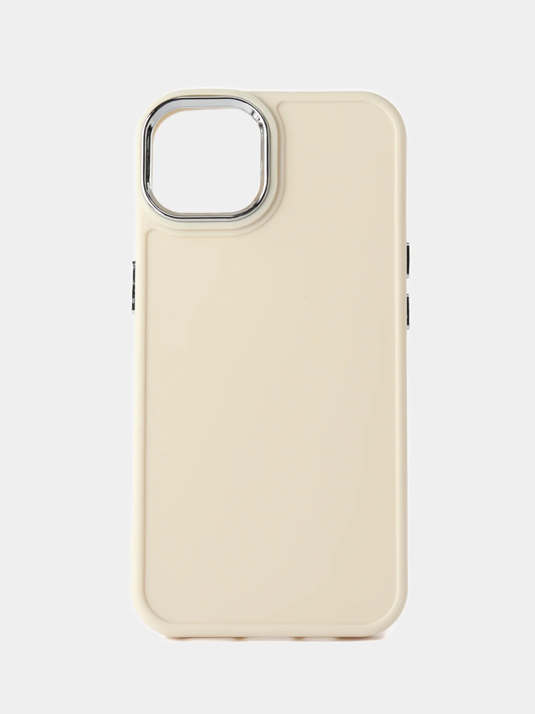 Кремовый чехол для iPhone 6s/7/8/SE/XR/XS/11/12/13/14/15 Pro/Max/Plus/Mini/силикон/противоударный