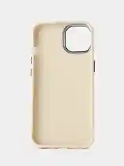 Кремовый чехол для iPhone 6s/7/8/SE/XR/XS/11/12/13/14/15 Pro/Max/Plus/Mini/силикон/противоударный