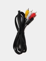 Шнур 3.5 шт 4C/3RCA 1.5м (длинный штекер) (5-038L 1.5) PREMIER распайка LVGR