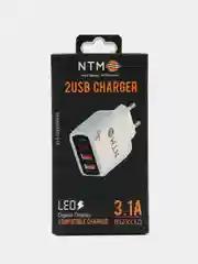 Зарядное устройство для телефона с led дисплеем на 2 выхода