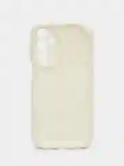 Молочный чехол для Samsung Galaxy S24 FE (Самсунг Галакси С24 ФЕ), прозрачный противоударный